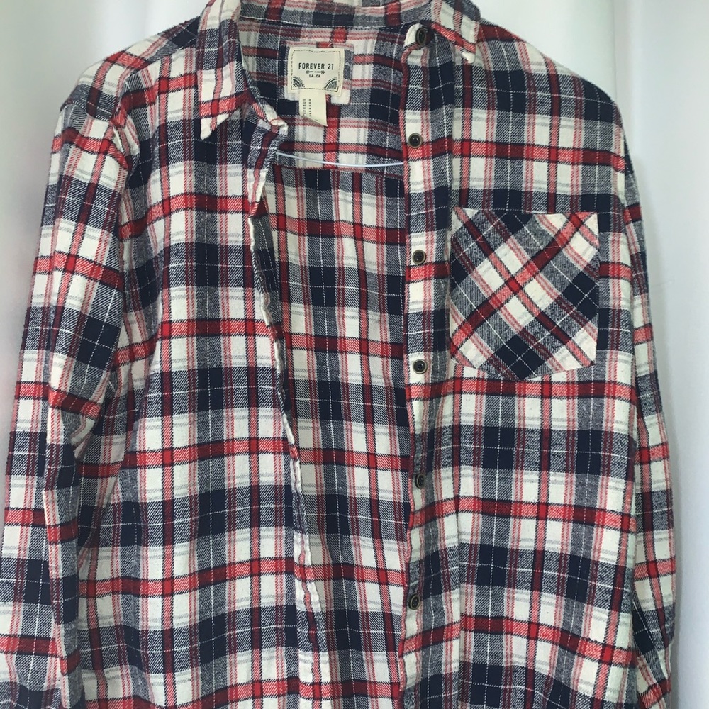 Red White & Blue Flannel